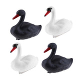 Maxbell 4x Plastic Floating Swan Decoy Hunting Fishing Garden Scarer Scarecrow Decor
