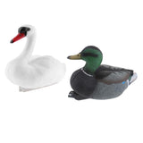 Maxbell 2x Floating Swan Decoy & 35cm Drake Hunting Fishing Garden Scarer Scarecrow