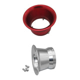 Maxbell 50mm Air Filter Interface Cup for 24/26/28/30mm Motorcycle Carb Red Silver