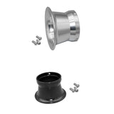 Maxbell 50mm Air Filter Interface Cup for 24/26/28/30mm Motorcycle Carb Silver Black