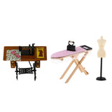 Maxbell 3pcs 1/12 Dollhouse Miniature Furniture Accs and Mannequin Model Stand Decor