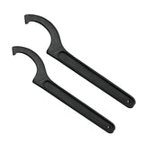 Maxbell 2Pcs High Carbon Steel ER Hook Wrench Spanner CNC Collet Chuck Clamping