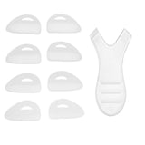 Maxbell Soft Eyelashes Lift Curler Clean Brush Grafted Lash Extensions Tool w/ Pads