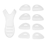 Maxbell Soft Eyelashes Lift Curler Clean Brush Grafted Lash Extensions Tool w/ Pads