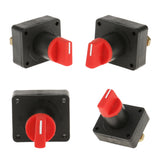 Maxbell 4pcs 100A Car Boat Battery Master Disconnect Rotary Cut Off Isolator Switch
