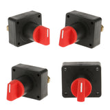 Maxbell 4pcs 100A Car Boat Battery Master Disconnect Rotary Cut Off Isolator Switch