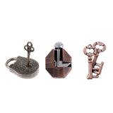 Maxbell 4pcs Lock Puzzle Brain Teaser IQ Test Educational Toys for Adults Children