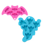 Maxbell 2 pieces Silicone Fondant Mold Cake Decorating Chocolate Sugarcraft Mould