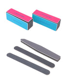 Maxbell 5 Pieces Long File Grinding Sand Bar Burnishing Stick Model Polishing Tools