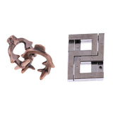 Maxbell Locks Puzzle Classic Metal Brain Teaser Educational Toy for Adults Children