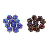 Maxbell 20pcs 20 Sided Dice D20 Polyhedral Dice for Dungeons and Dragons DND RPG