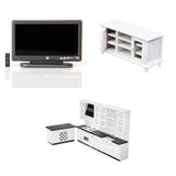 Maxbell 1/12 Dollhouse Miniature Furniture Kitchen Cabinet TV Cabinet Living Room