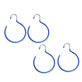 Maxbell 4pcs Tie Scarf Tie Clothes Storage Rack Blue