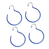 Maxbell 4pcs Tie Scarf Tie Clothes Storage Rack Blue