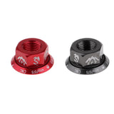 Maxbell 2Pcs Bicycle Hubs Nut Mountain Bike MTB Flange Nut Parts Drums Axle Screws