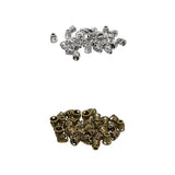 Maxbell 60 Pieces Alloy Plated Filigree Evil Eye Caps Focal Tassel End Caps Bead Cap