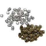 Maxbell 60 Pieces Alloy Plated Filigree Evil Eye Caps Focal Tassel End Caps Bead Cap