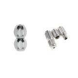 Maxbell 40pcs Copper Screw Clasps Jewelry Making Connector Hooks Linkers 2 Styles