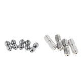 Maxbell 40pcs Copper Screw Clasps Jewelry Making Connector Hooks Linkers 2 Styles