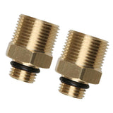 Maxbell 2Pcs Brass Adapter For Snow Foam Lance High Pressure Washer Connector