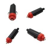 Maxbell 4pcs 12V Universal Male Car Cigarette Lighter Socket Plug Connector Adaptor