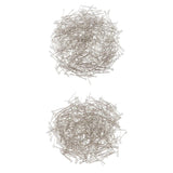 Maxbell 1000Pc Mixed Silver Eye Pins Findings Head Pins 20mm&26mm,DIY Jewelry Making