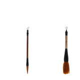 Maxbell 2 pcs Chinese Watercolor Calligraphy Sumi Drawing Kanji Brush 2 sizes