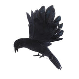 Maxbell 2pcs Artificial Realistic Woodland Birds for Outdoor Garden Home Decoration