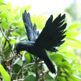 Maxbell 2pcs Artificial Realistic Woodland Birds for Outdoor Garden Home Decoration
