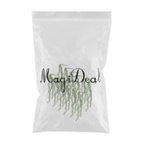 Maxbell 12x Artificial Flower String of Pearls Wall Hanging Succulents Plants Green