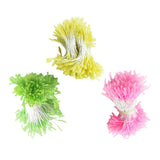 Maxbell 900 Pieces Multicolor Flower Stamens Double Buds Artificial Flower Making