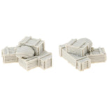 Maxbell 2x 1/35 Resin Soldier Scenario Accessories Ammunition Boxes & Bags Full Set