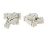 Maxbell 2x 1/35 Resin Soldier Scenario Accessories Ammunition Boxes & Bags Full Set