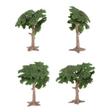Maxbell Green Pine Tree Model Cypress for Building Landscape Diorama Scenery 10cm
