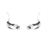 Maxbell 2 Pcs Replacement Inline Roller Skates Shoes Energy Straps with Screws White