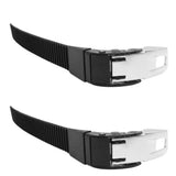 Maxbell 2 Pcs Replacement Inline Roller Skates Shoes Energy Straps with Screws Black