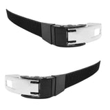 Maxbell 2 Pcs Replacement Inline Roller Skates Shoes Energy Straps with Screws Black