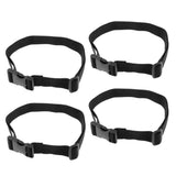 Maxbell 4pieces Heavy Duty Quick-Release Webbing Waist Belt with Buckle Width 2.5cm