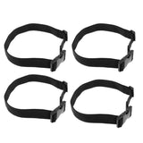 Maxbell 4pieces Heavy Duty Quick-Release Webbing Waist Belt with Buckle Width 2.5cm