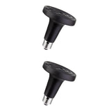 Maxbell 2 pcs E27 Ceramic Reptile Heat Lamp Infrared Heater Light Bulb Dia9cm