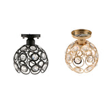 Maxbell 2 pcs Elegant Iron Crystal Ceiling Light Cover Chandelier Pendant Lampshade