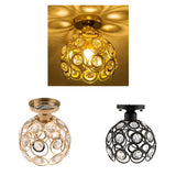 Maxbell 2 pcs Elegant Iron Crystal Ceiling Light Cover Chandelier Pendant Lampshade