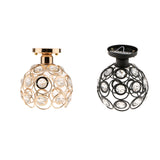 Maxbell 2 pcs Elegant Iron Crystal Ceiling Light Cover Chandelier Pendant Lampshade