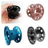 Maxbell Scuba Diving Finger Spool Reel + High Visibility Flat Guide Line Gray