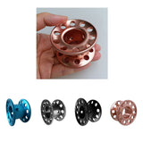 Maxbell Scuba Diving Finger Spool Reel + High Visibility Flat Guide Line Gray