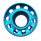 Maxbell Scuba Diving Finger Spool Reel + High Visibility Flat Guide Line Blue