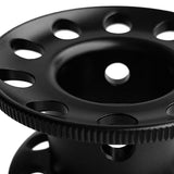 Maxbell Scuba Diving Finger Spool Reel + High Visibility Flat Guide Line Black