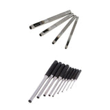 Maxbell 13pcs Leather Tool Set Steel Roll Pin Punch and Belt Round Hole Punch Tool