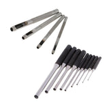 Maxbell 13pcs Leather Tool Set Steel Roll Pin Punch and Belt Round Hole Punch Tool
