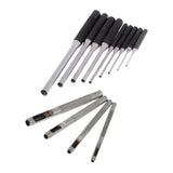 Maxbell 13pcs Leather Tool Set Steel Roll Pin Punch and Belt Round Hole Punch Tool